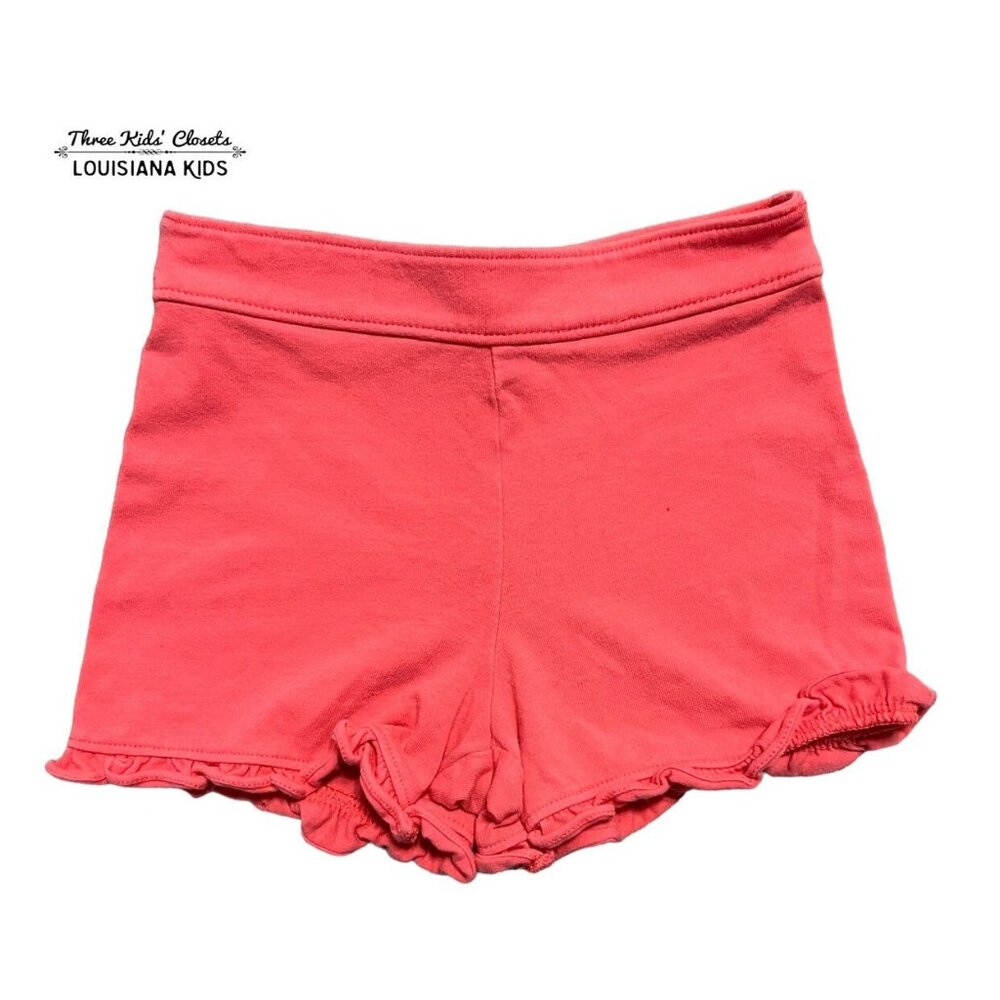 Nursery Rhyme 24m Coral Ruffle Shorts